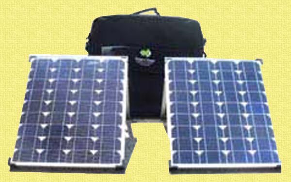 Collapsible 80watt solar panel, with regulator
 & carry bag