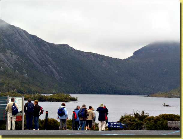 Start of Dove Lake Walk