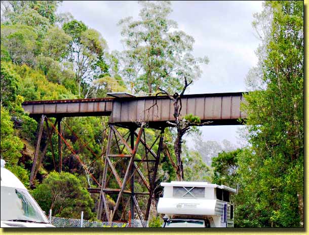 Noisy railway bridge